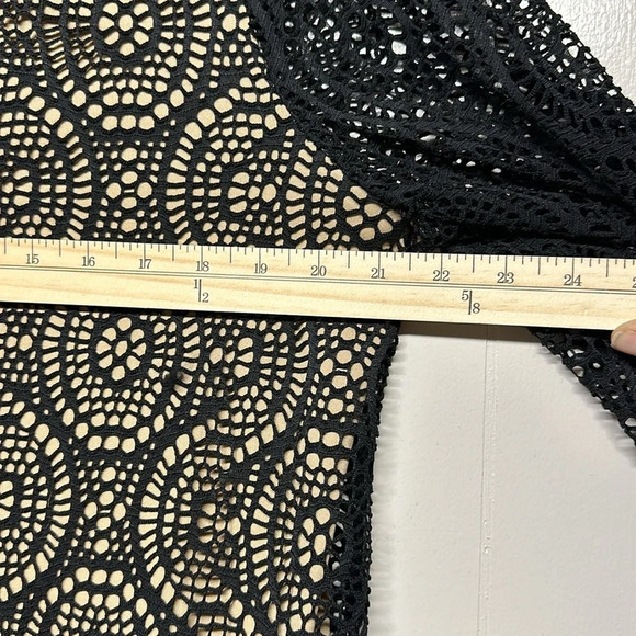 Emma and Michele black Cutout dress with Bell Sleeves SzXl - Picture 7 of 8